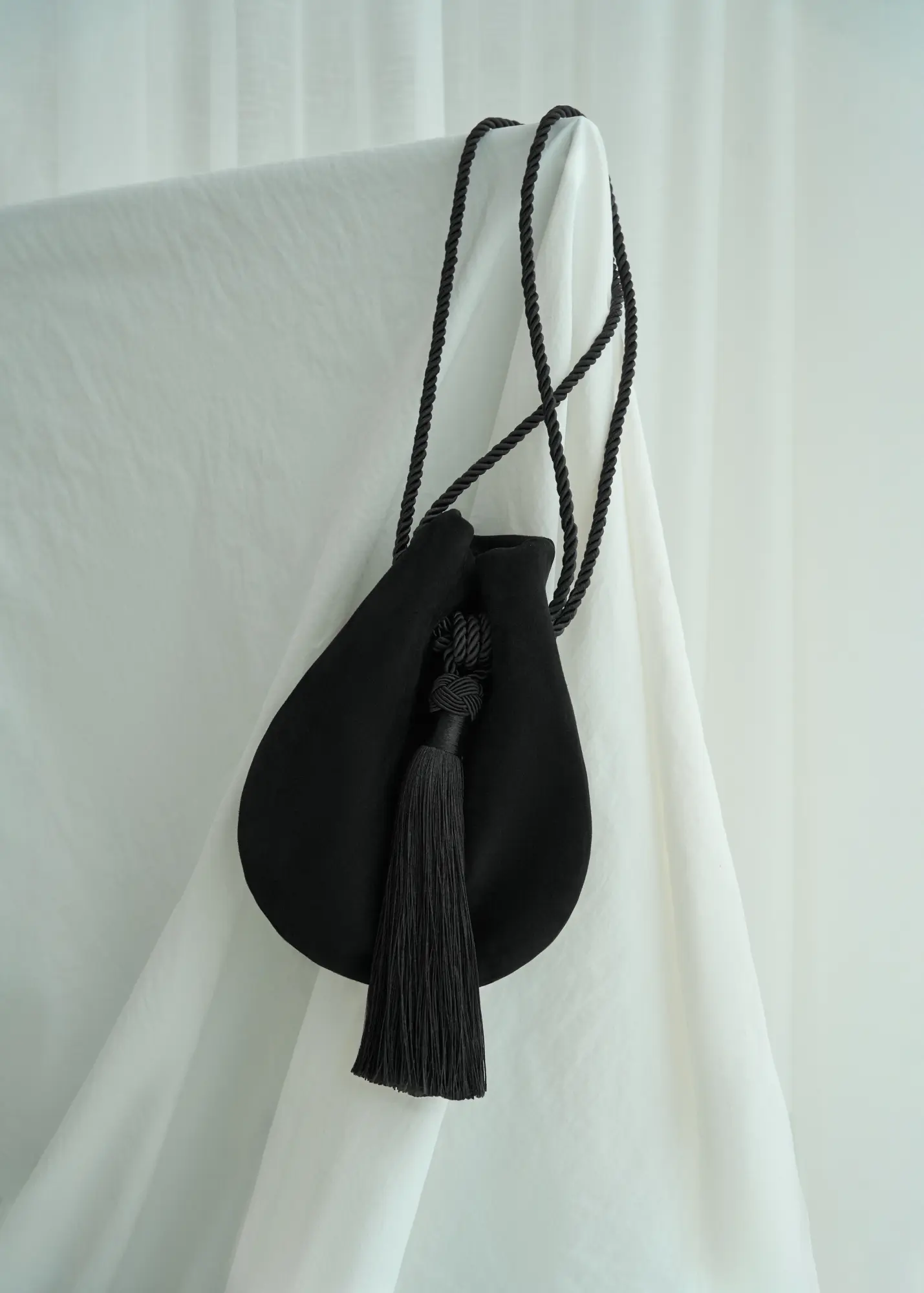 Himo 01 - Limited Black Suede Signature Knot — alternate view