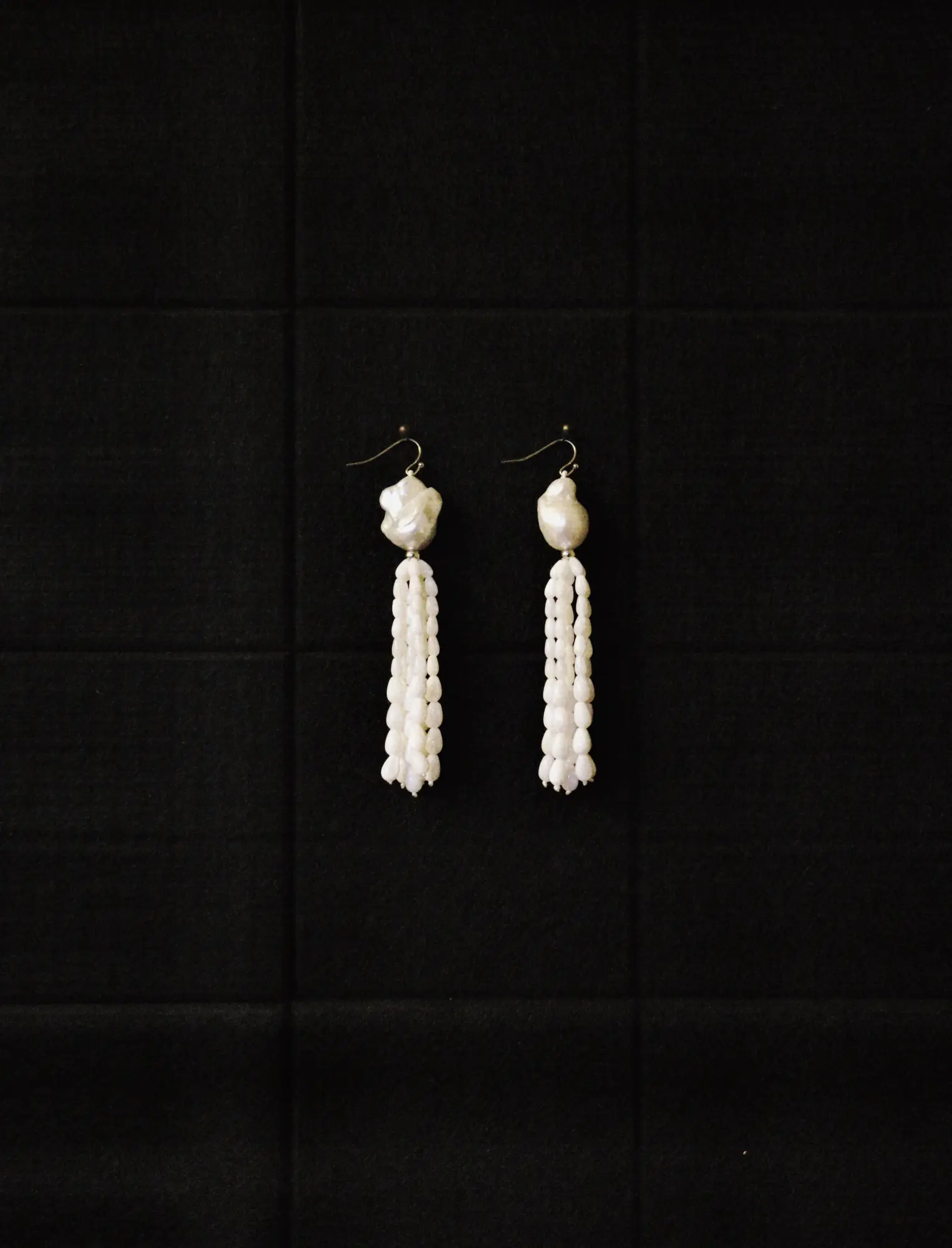 Himo - Pearl Tassel Earrings — product photograph